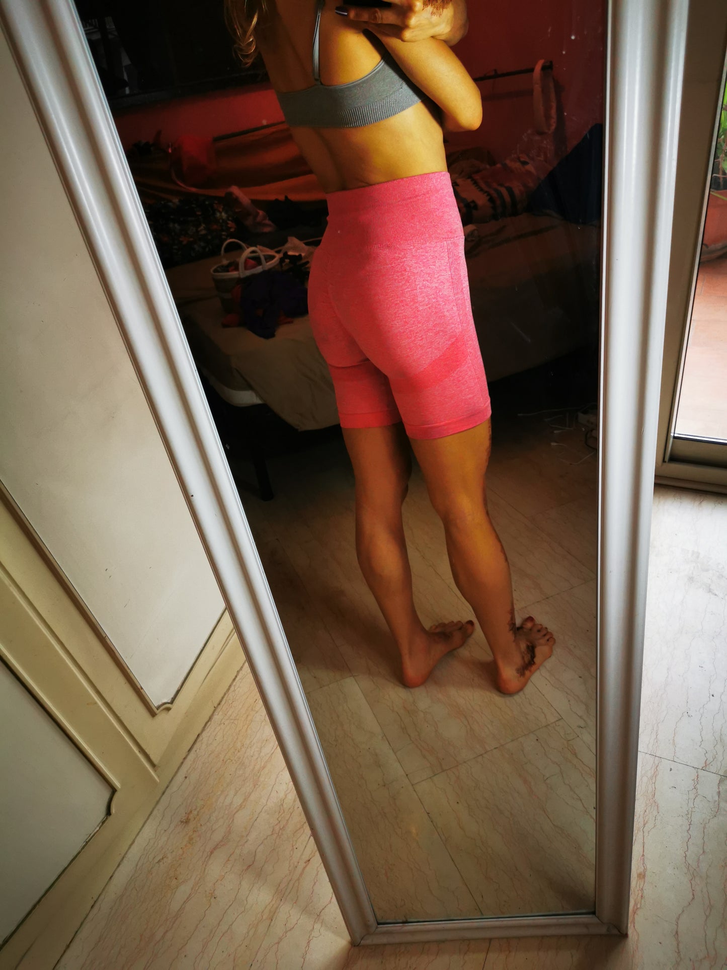 Sport sexy leggings Pink lady peach