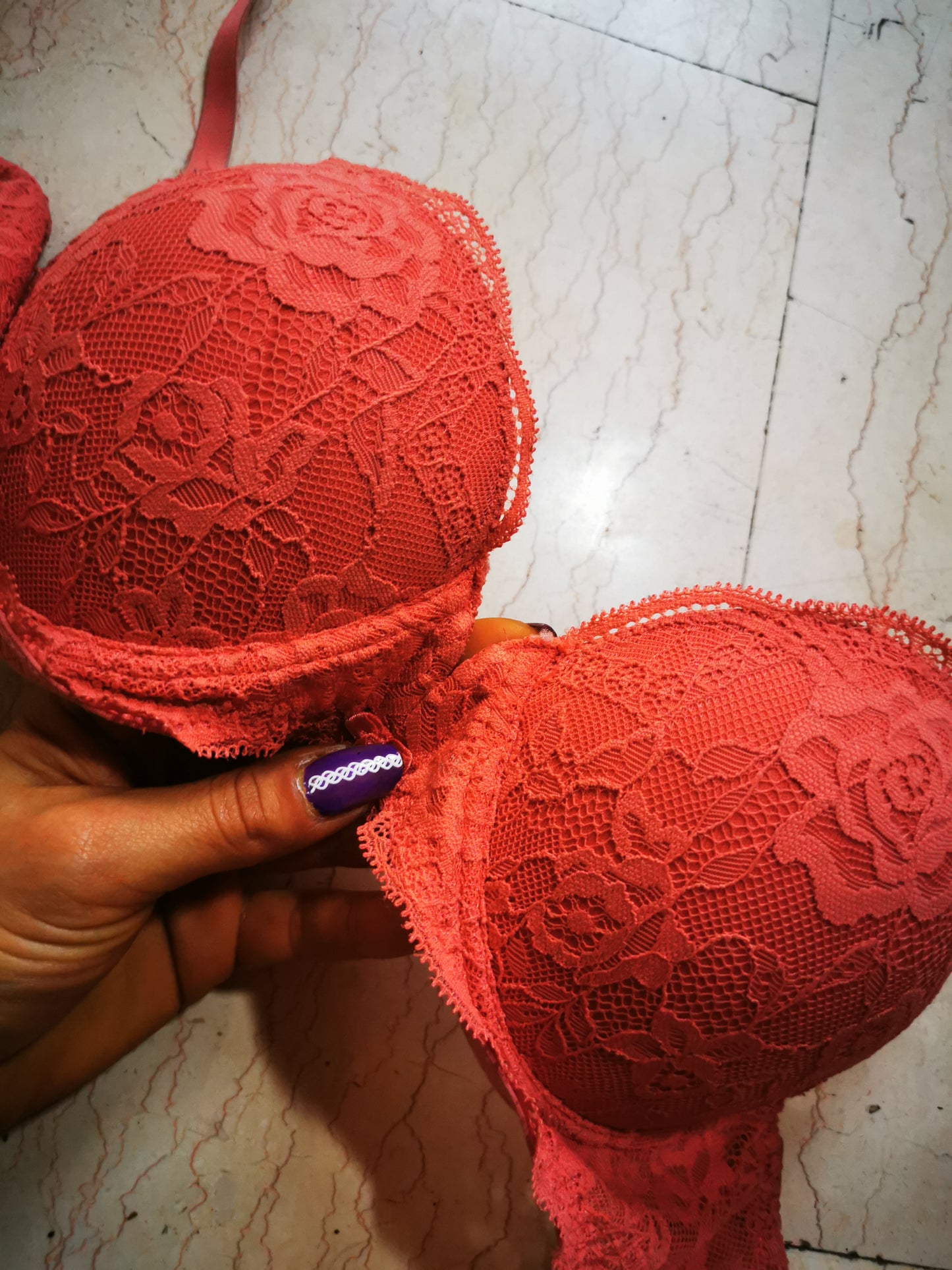 Reggiseno pizzo Red Total Passione Fetish