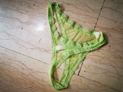 Perizomino romantic green