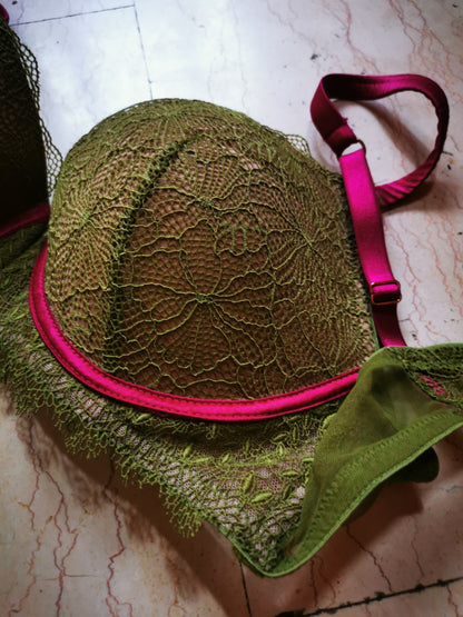 Sexy Bra usatissimo super sexy Green Purple