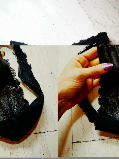 Mutandina SUPER USATA CON VENUTE Total Black Frtish