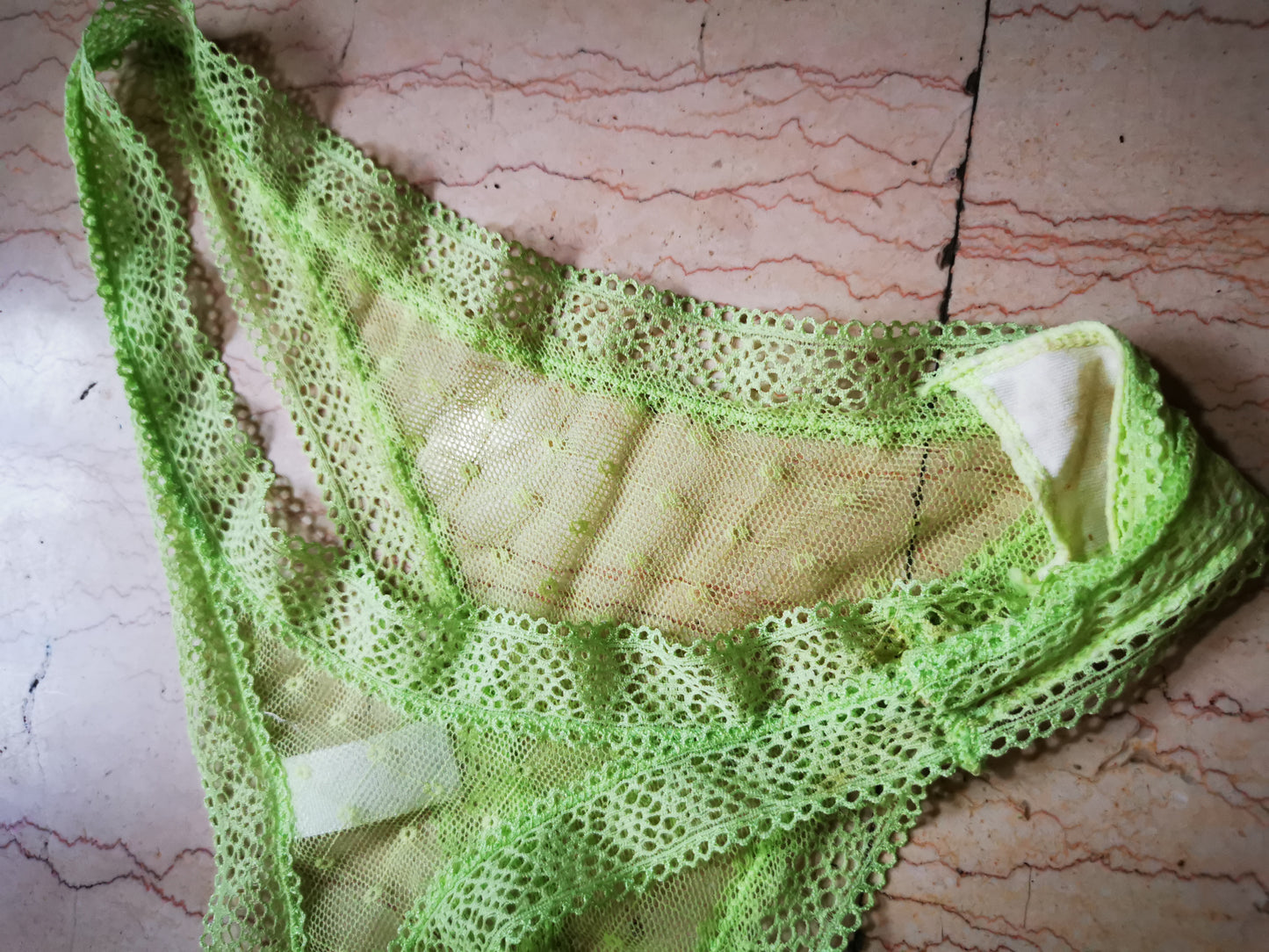 Perizomino romantic green