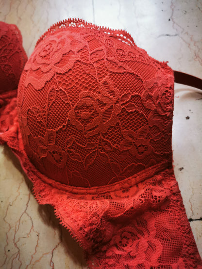 Reggiseno pizzo Red Total Passione Fetish