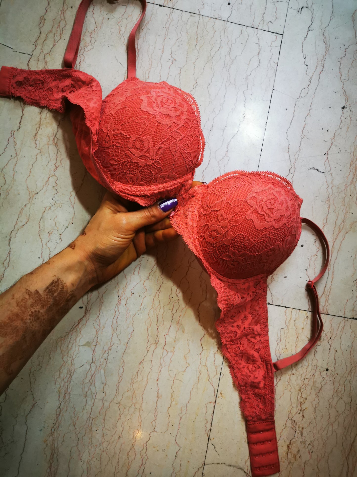 Reggiseno pizzo Red Total Passione Fetish