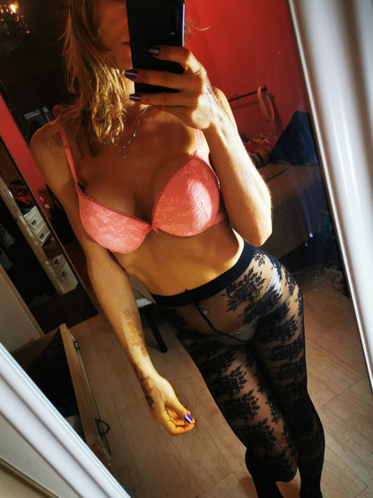 Reggiseno pizzo Pink Rose