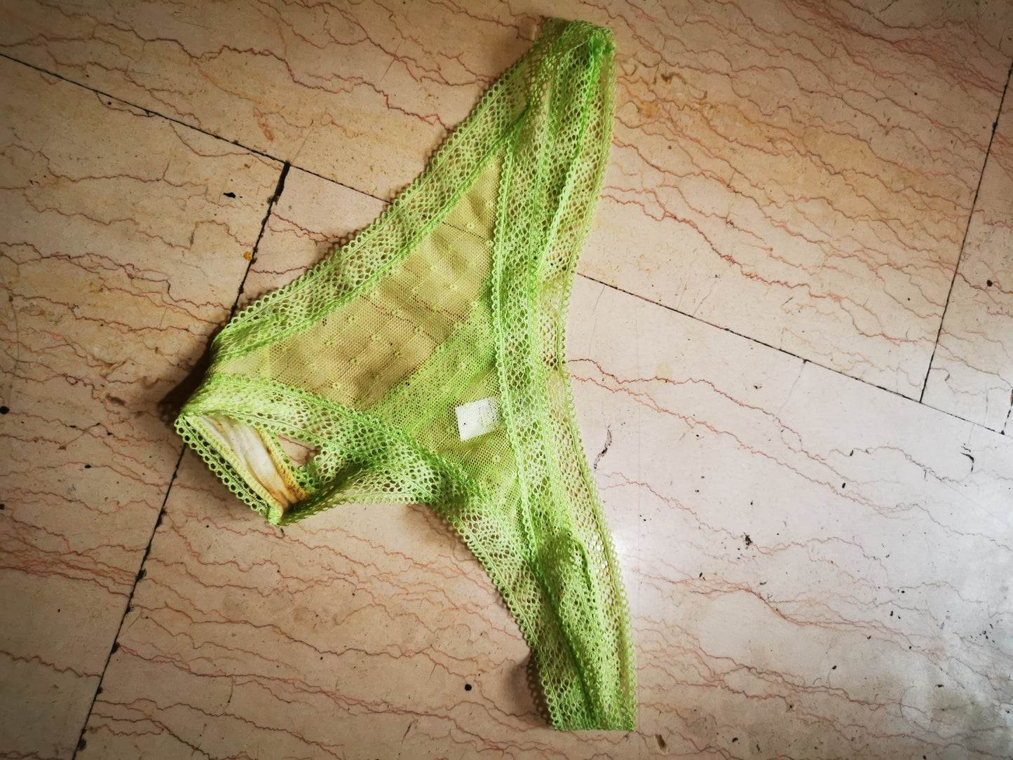 Perizomino romantic green