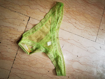 Perizomino romantic green